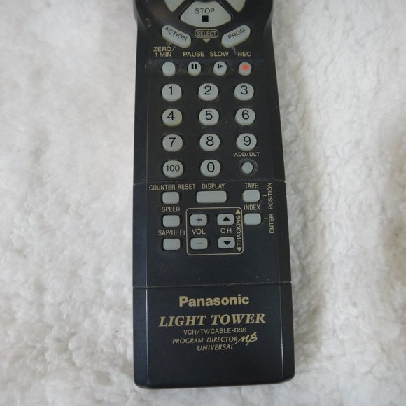 PANASONIC LIGHT TOWER ( LIGHT UP ) TV, VCR, DSS CABLE REMOTE CONTROL - Picture 3 of 4